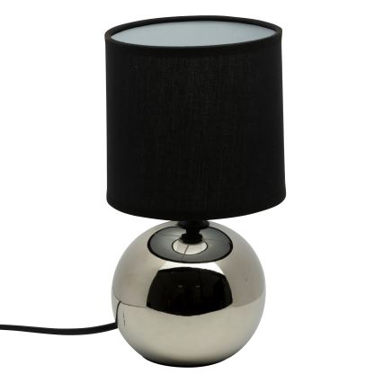 Atmosphera - Tischleuchte TIMÉO 1xE14/60W/230V glänzendes Chrom/schwarz
