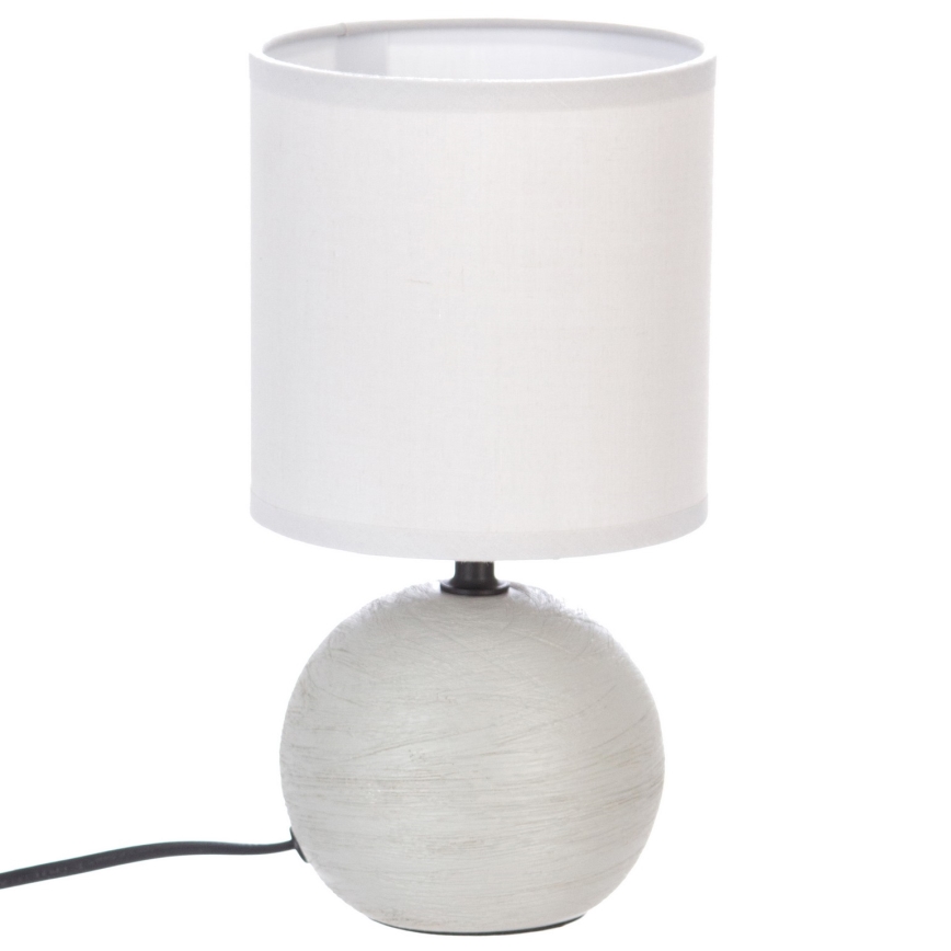 Atmosphera - Tischleuchte TIMÉO 1xE14/60W/230V grau/weiß