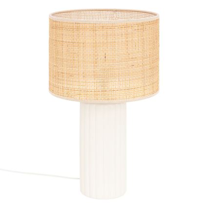 Atmosphera - Tischleuchte TYLIA 1xE14/60W/230V Rattan