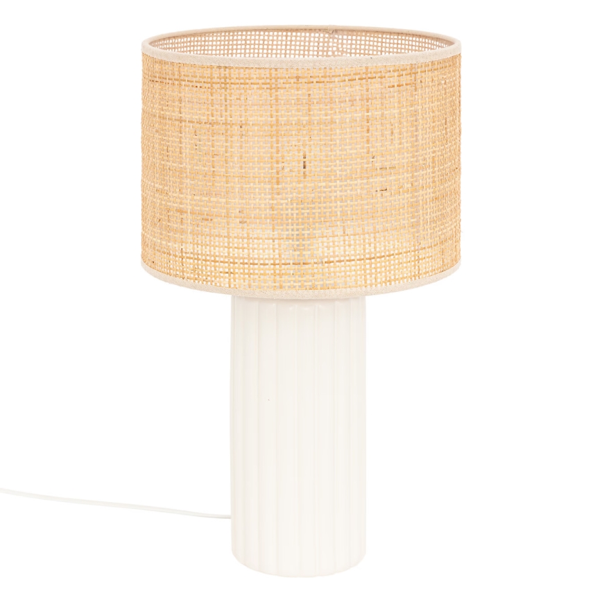 Atmosphera - Tischleuchte TYLIA 1xE14/60W/230V Rattan