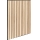 Atmosphera - Wanddekoration 3D-Paneel 60x60 cm hellbraun