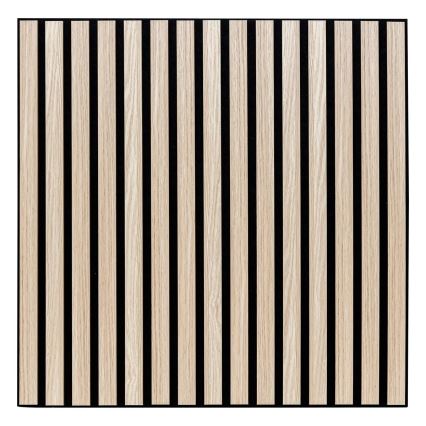 Atmosphera - Wanddekoration 3D-Paneel 60x60 cm hellbraun