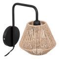 Atmosphera - Wandleuchte JILY 1xE27/40W/230V Jute