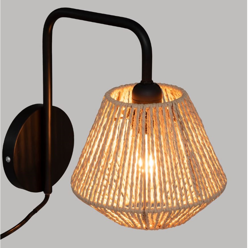 Atmosphera - Wandleuchte JILY 1xE27/40W/230V Jute
