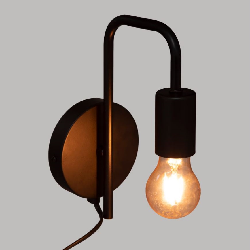 Atmosphera - Wandleuchte KELI 1xE27/40W/230V schwarz