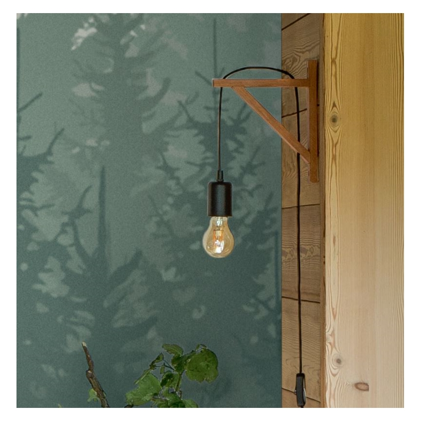 Atmosphera - Wandleuchte WILD 1xE27/25W/230V Kiefer