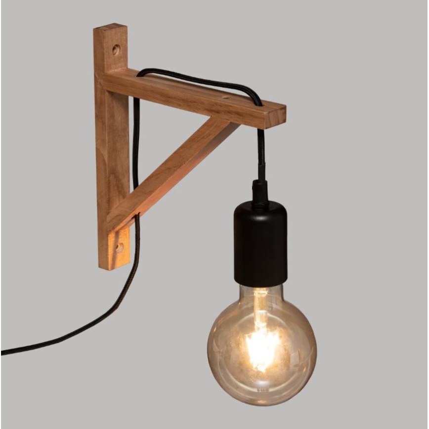 Atmosphera - Wandleuchte WILD 1xE27/25W/230V Kiefer