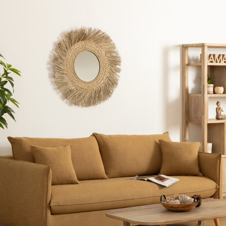 Atmosphera - Wandspiegel AEL d 80 cm Schilf