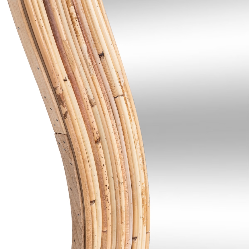 Atmosphera - Wandspiegel MAGGIE 179,5 x 86 cm Rattan
