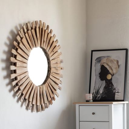 Atmosphera - Wandspiegel MANON d 88 cm Tanne