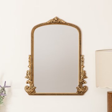 Atmosphera - Wandspiegel VICTORIA 51x41 cm golden