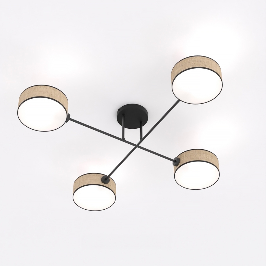Aufbau-Deckenleuchte MAGA 4xE14/10W/230V beige