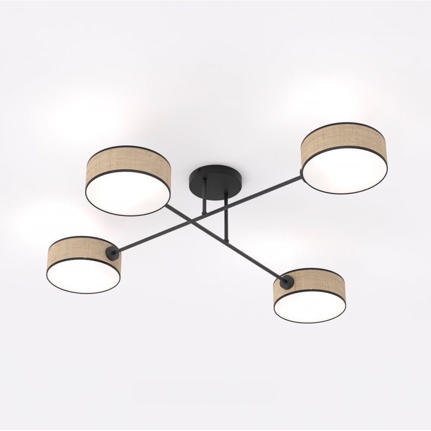 Aufbau-Deckenleuchte MAGA 4xE14/10W/230V beige