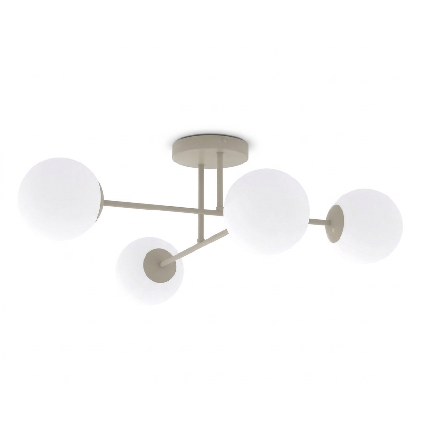 Aufbau-Deckenleuchte ROMA 4xE14/10W/230V beige