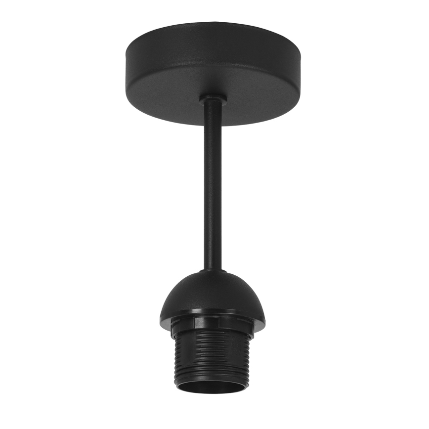 Aufbau-Deckenleuchte SARTA 1xE27/60W/230V Ø 45 cm schwarz/Jute