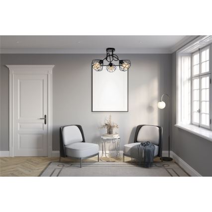 Aufbauleuchte CEED 3xE27/60W/230V