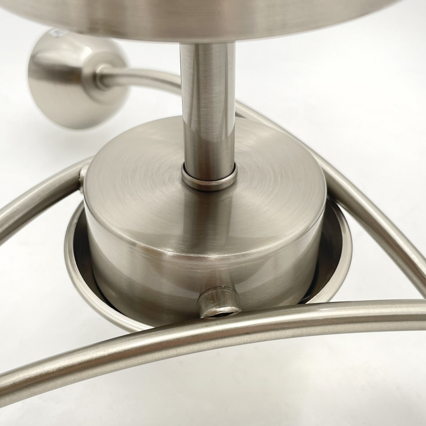 Aufbauleuchte DONNA 3xE27/60W/230V Nickel