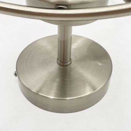 Aufbauleuchte DONNA 3xE27/60W/230V Nickel