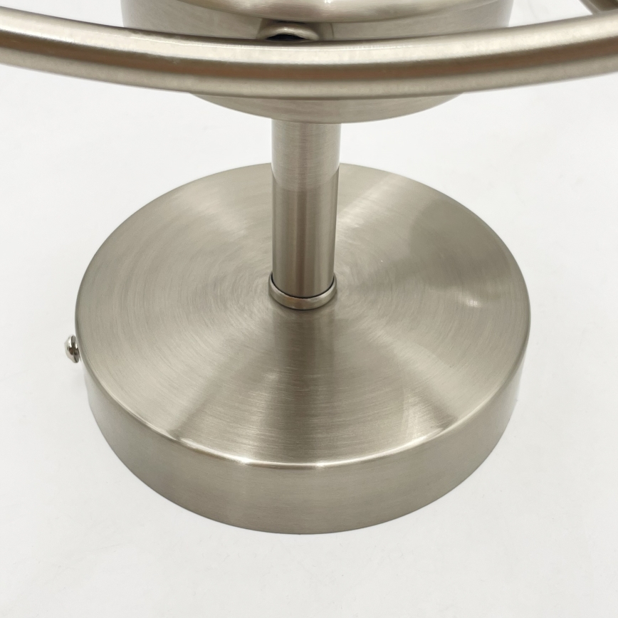 Aufbauleuchte DONNA 3xE27/60W/230V Nickel