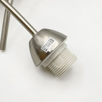 Aufbauleuchte DONNA 3xE27/60W/230V Nickel