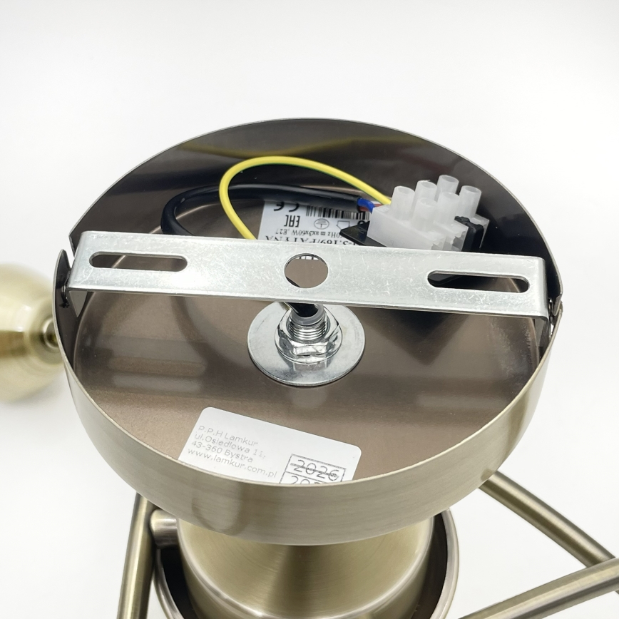 Aufbauleuchte DONNA 3xE27/60W/230V Patina