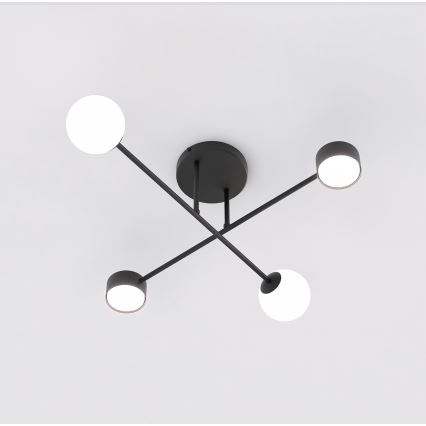 Aufbauleuchte HOLON 2xG9/8W/230V + 2xGX53/12W schwarz