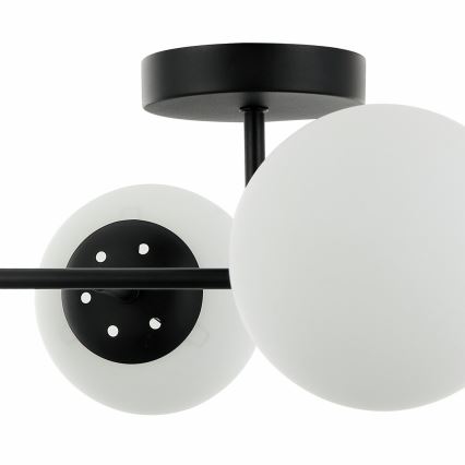 Aufbauleuchte MADDIE 4xE14/5W/230V schwarz