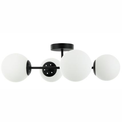 Aufbauleuchte MADDIE 4xE14/5W/230V schwarz