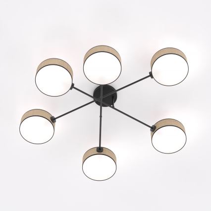 Aufbauleuchte MAGA 6xE14/10W/230V, beige