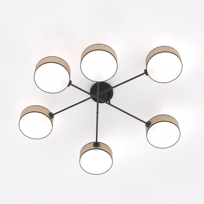 Aufbauleuchte MAGA 6xE14/10W/230V, beige