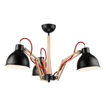 Aufbauleuchte MARCELLO 3xE27/60W/230V - FSC-zertifiziert