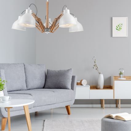 Aufbauleuchte MARCELLO 5xE27/60W/230V - FSC-zertifiziert