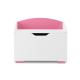 Aufbewahrungsbehälter für Kinder PABIS 50x60 cm weiß/rosa