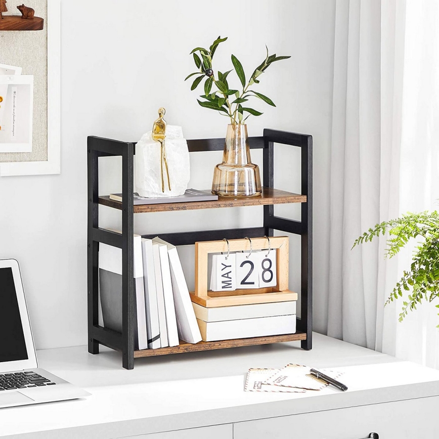 Aufbewahrungsregal MARGE braun/schwarz