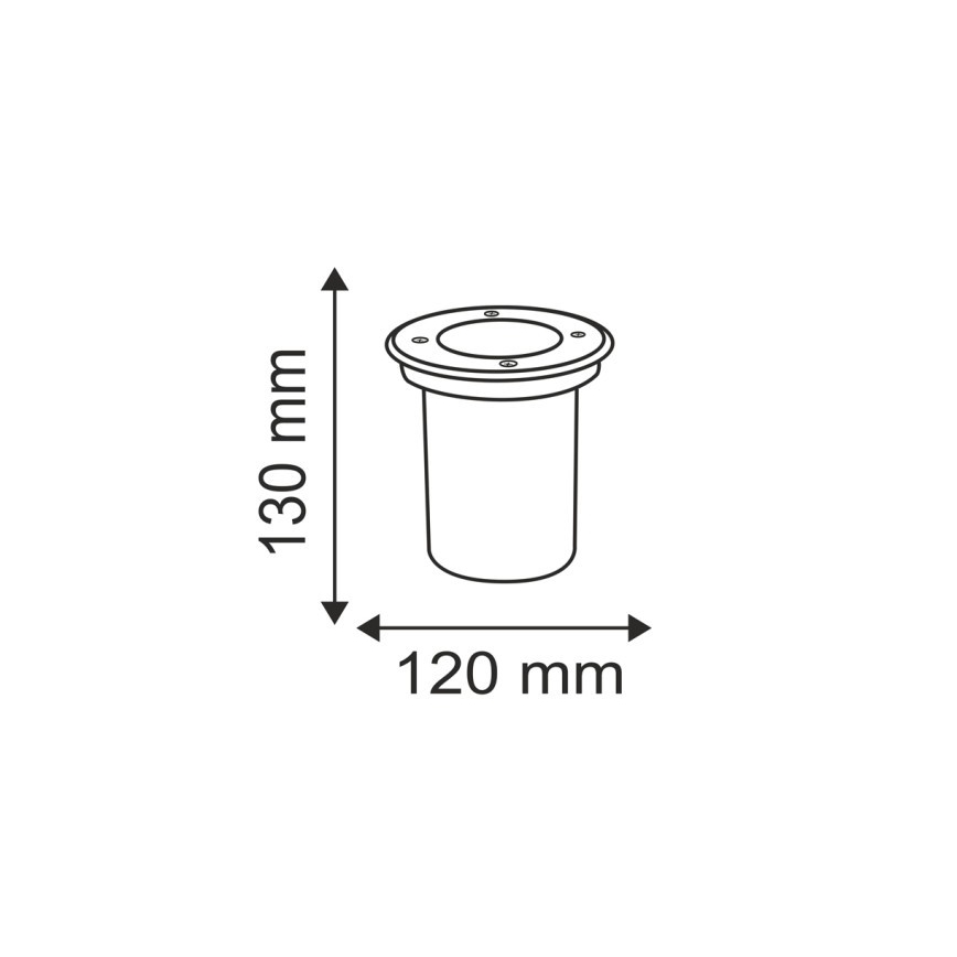 Auffahrtsbeleuchtung COMETA 1xGU10/50W/230V IP65