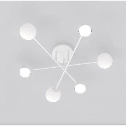 Aufgesetzte Deckenleuchte HOLON 3xG9/8W/230V + 3xGX53/12W Weiß