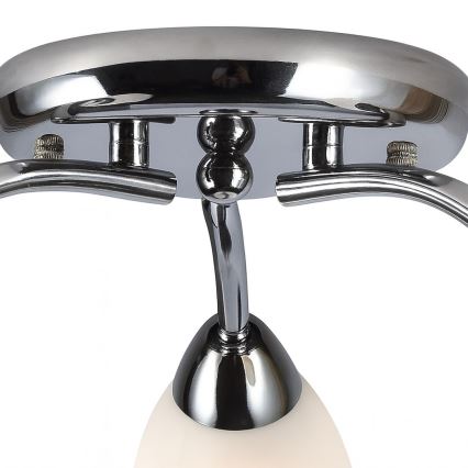 Aufgesetzte Deckenleuchte PORTOS 3xE14/10W/230V, glänzender Chrom