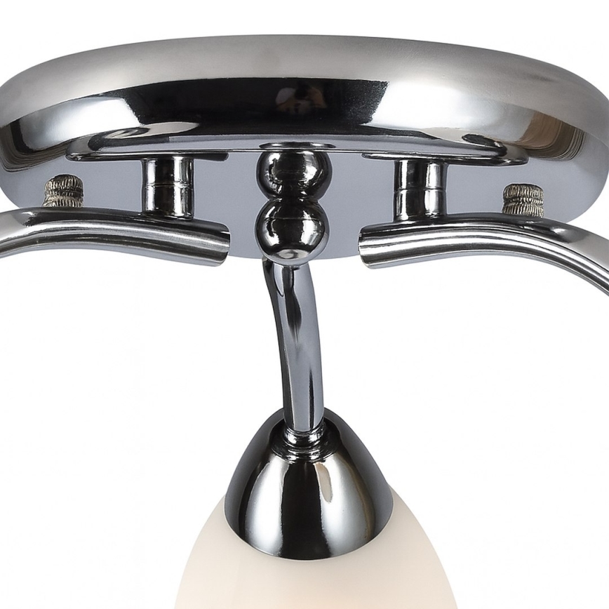 Aufgesetzte Deckenleuchte PORTOS 3xE14/10W/230V, glänzender Chrom