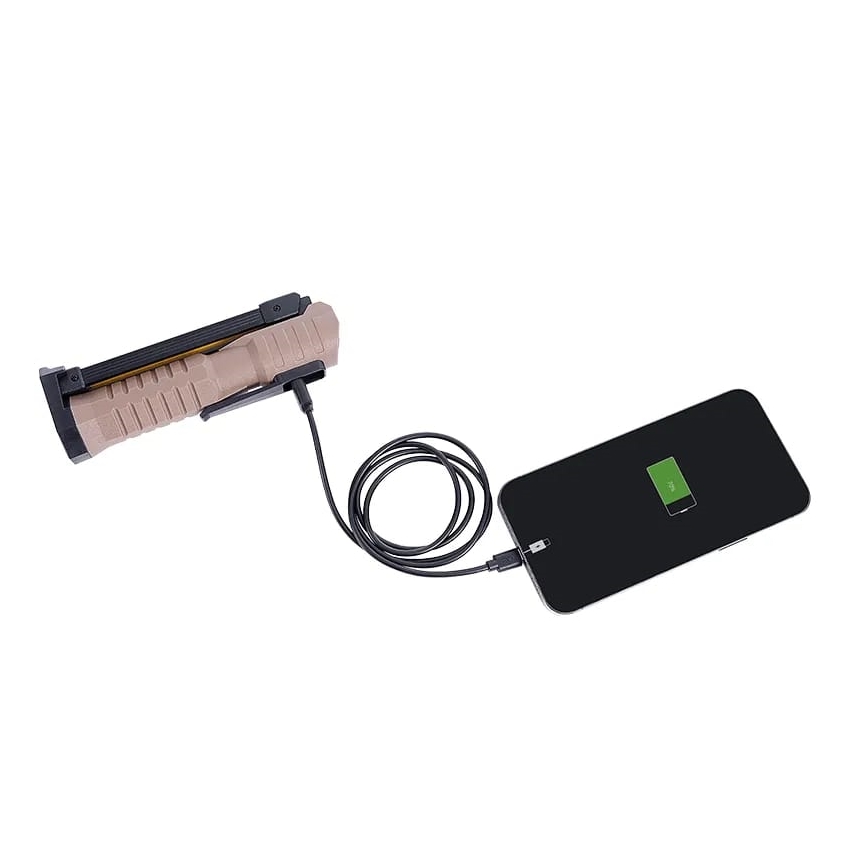 Aufladbare LED-Arbeitshandleuchte mit Powerbank-Funktion LED/4W/5V IPX4 600 lm 2000mAh
