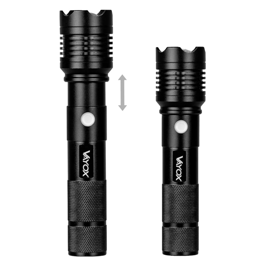 Aufladbare LED-Taschenlampe LED/10W/5V IPX4 800 glänzend 1200 mAh