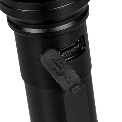Aufladbare LED-Taschenlampe LED/10W/5V IPX4 800 glänzend 1200 mAh