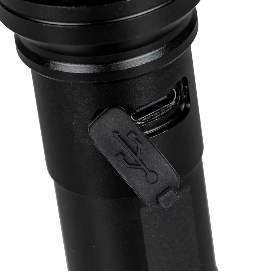 Aufladbare LED-Taschenlampe LED/10W/5V IPX4 800 glänzend 1200 mAh