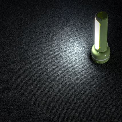 Aufladbare LED-Taschenlampe LED/1W/230V 330 glänzend 1000 mAh