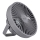 Aufladbarer LED-Tischventilator mit LED-Beleuchtung LED/2W/5V USB 2400 mAh grau