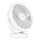 Aufladbarer LED-Tischventilator mit LED-Beleuchtung LED/3W/5V USB 2400 mAh weiß