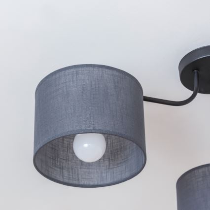 Aufputz-Deckenleuchte ALBA 3xE27/15W/230V grau