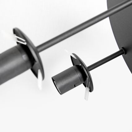 Aufputz-Deckenleuchte MOONLIGHT 3xE27/15W/230V schwarz