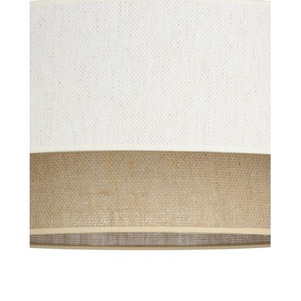 Aufputz-Deckenleuchte NATIA 1xE27/60W/230V weiß/braun