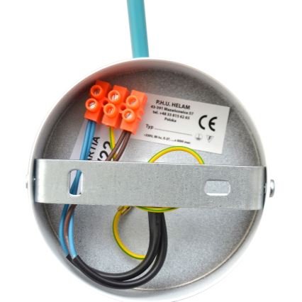 Aufsatzkronleuchter CAMBRIDGE 2xE27/15W/230V blau