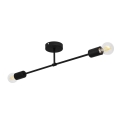 Aufsatzkronleuchter CAMBRIDGE 2xE27/15W/230V schwarz